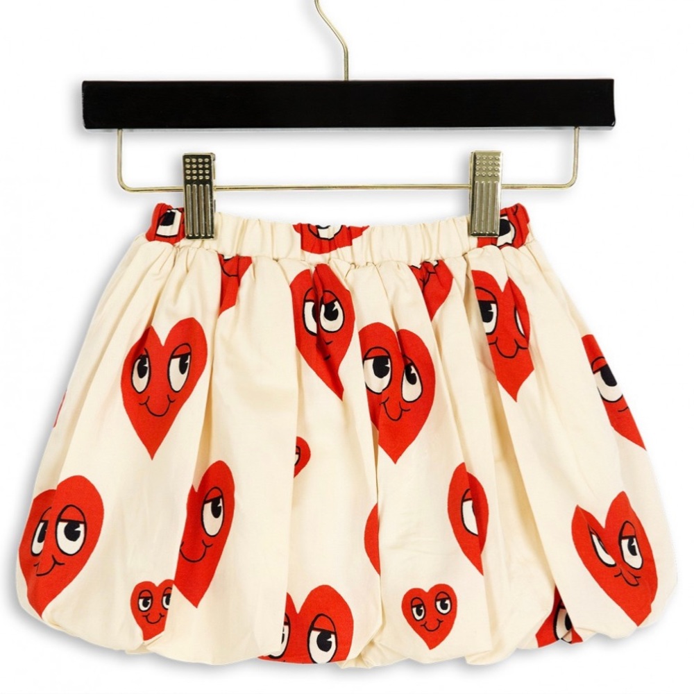 MINI RODINI HEARTS BUBBLE SKIRT Sz 92/98